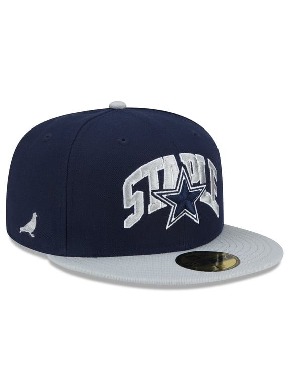Men's New Era Navy/Gray Dallas Cowboys NFL x Staple Collection 59FIFTY Fitted Hat