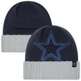 thumbnail image 1 of Men's New Era  Navy/Gray Dallas Cowboys Oversize Cuffed Knit Hat, 1 of 3