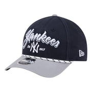 Mens New Era Navy/Gray New York Yankees Team Loyal 9FORTY M-Crown Adjustable Hat
