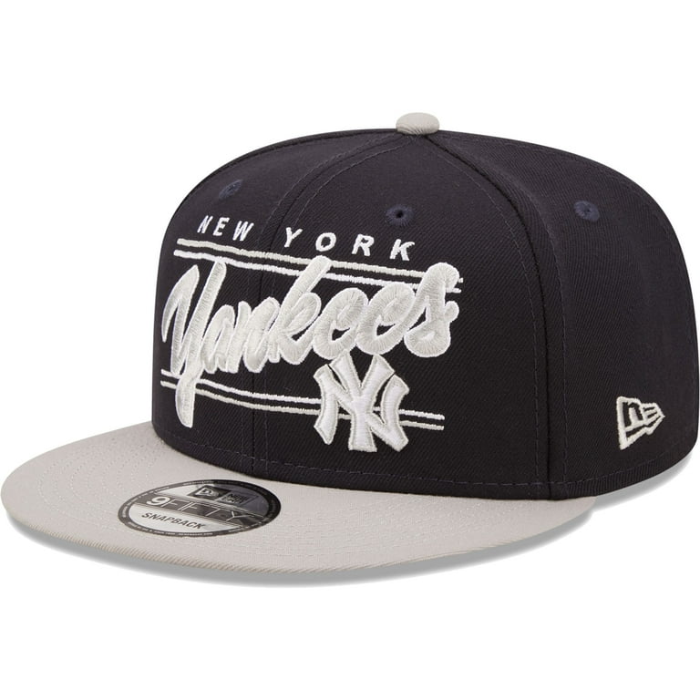 Men's New Era Navy/Gray New York Yankees Team Script 9FIFTY