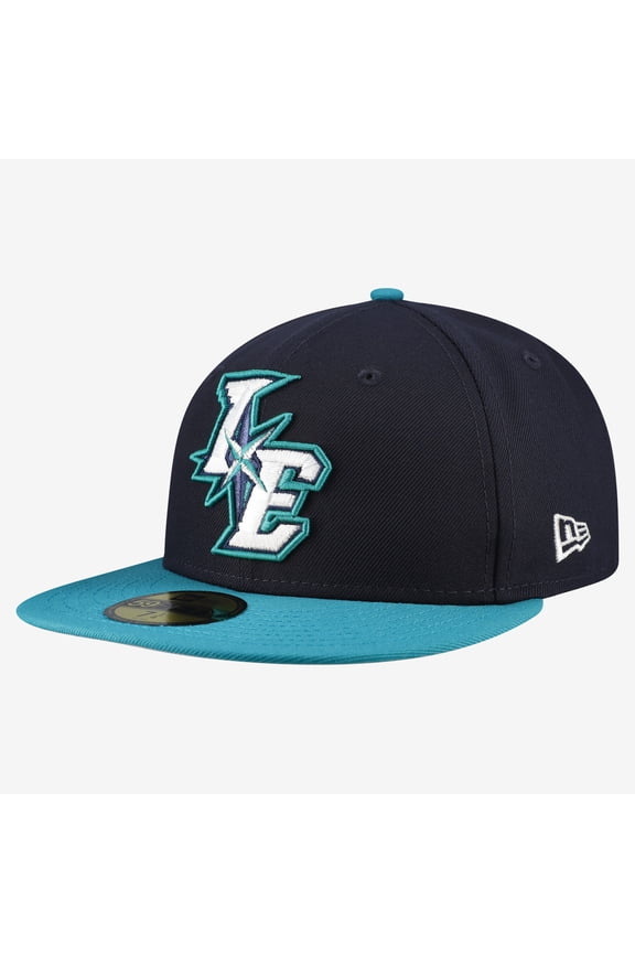 Men's New Era  Navy/Green Inland Empire 66ers Authentic Collection 59FIFTY Fitted Hat