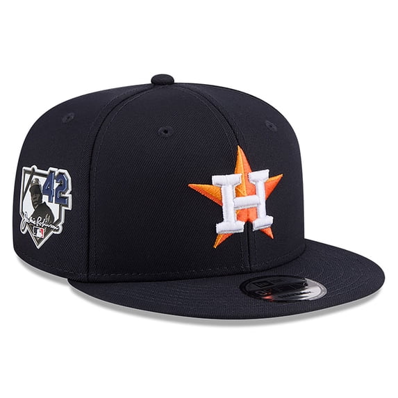 Men's New Era Navy Houston Astros 2026 Jackie Robinson Day 9FIFTY Snapback Hat