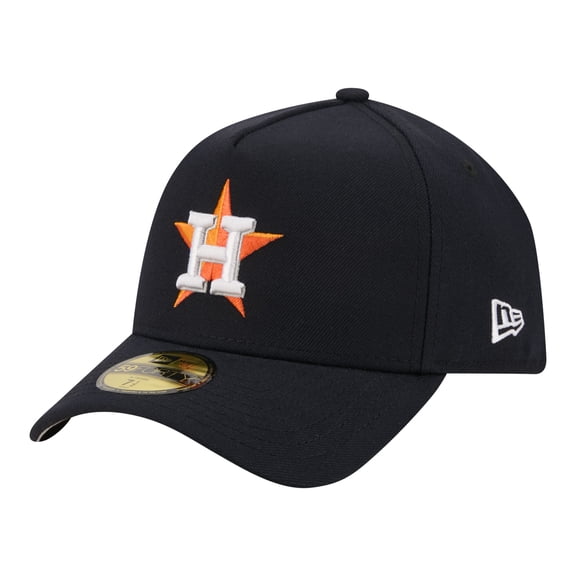 Men's New Era Navy Houston Astros A-Frame 59FORTY Fitted Hat