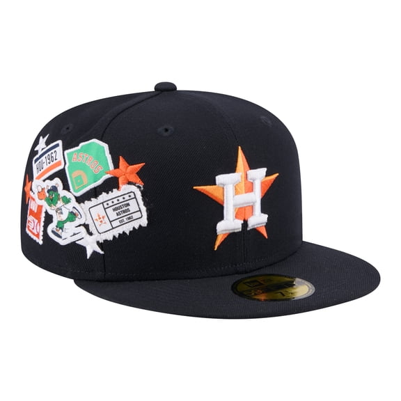 Men's New Era Navy Houston Astros City Patch 59FIFTY Fitted Hat