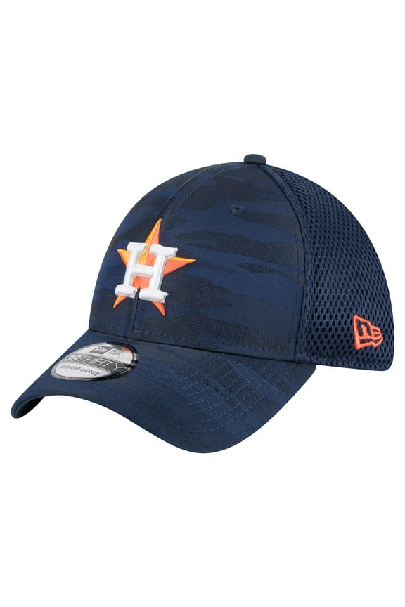 Men's New Era Navy Houston Astros Subtle Camo 39THIRTY Flex Hat
