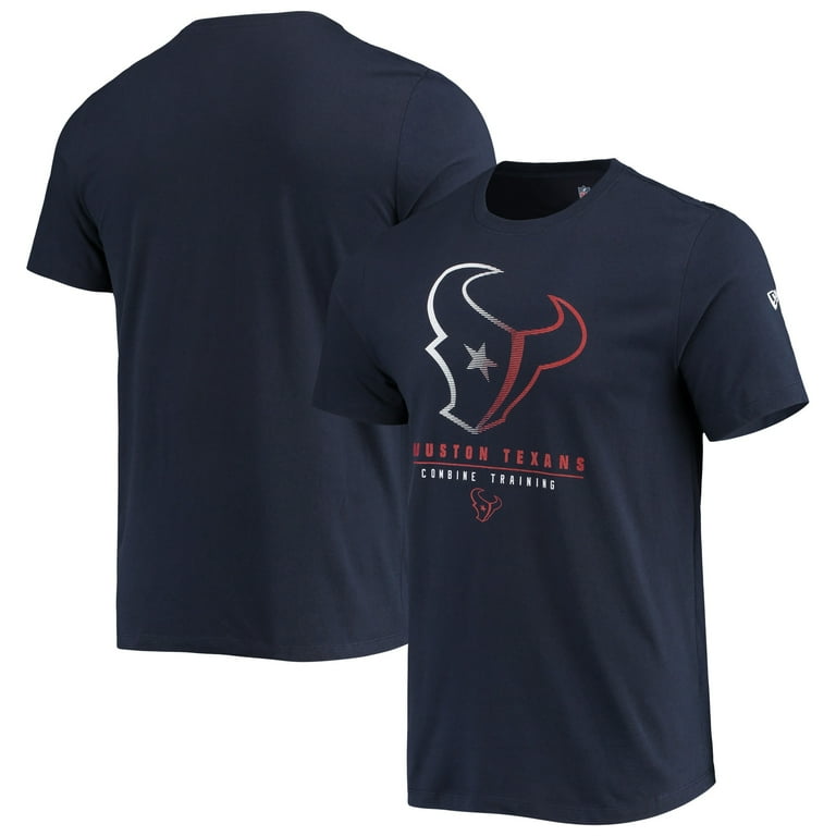 Men s New Era Navy Houston Texans Combine Authentic Go For It T