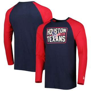 Men's New Era Black Houston Texans Combine Authentic Action Long Sleeve  T-Shirt
