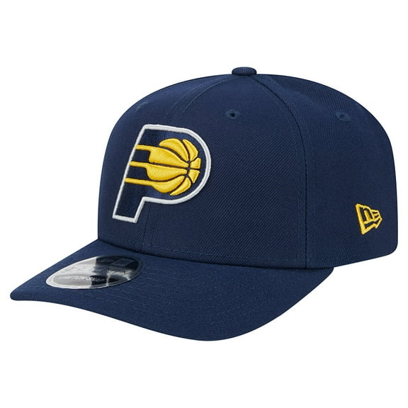 Men's New Era Navy Indiana Pacers Core Logo 9SEVENTY Stretch-Snap Hat