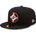 thumbnail image 1 of Men's New Era Navy Indianapolis Indians Authentic Collection 59FIFTY Fitted Hat, 1 of 6