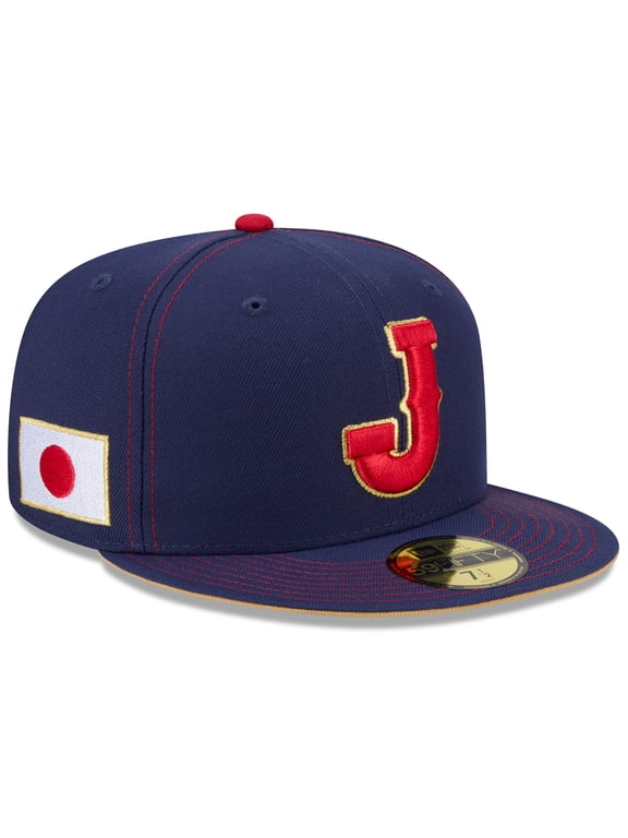 Men's New Era Navy Japan Baseball 2026 World Baseball Classic 59FIFTY Fitted Hat