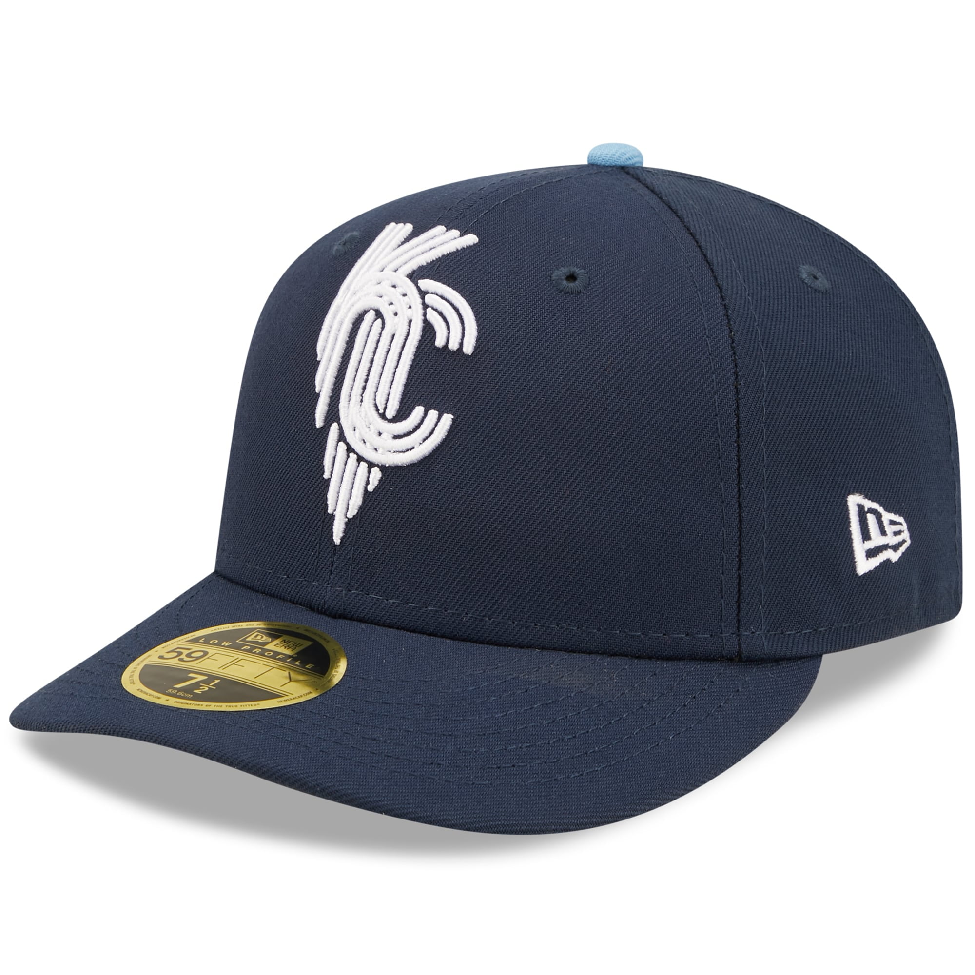 KC Monogram Fitted Hat  Navy / wonderboy apparel