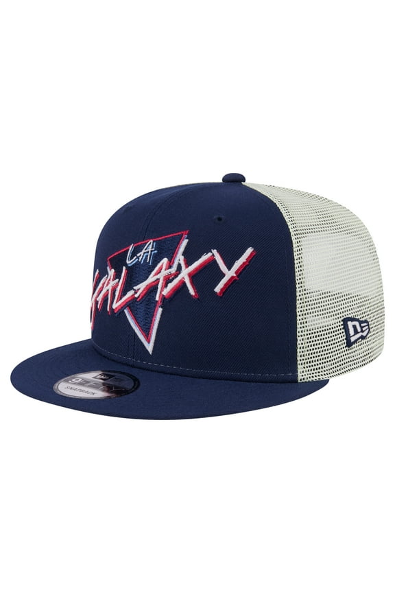 Men's-New Era Navy LA Galaxy Neon 9FIFTY Snapback Hat