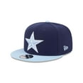 thumbnail image 1 of Men's New Era Navy/Light Blue Dallas Cowboys Color Pack Two-Tone 9FIFTY Snapback Hat, 1 of 3