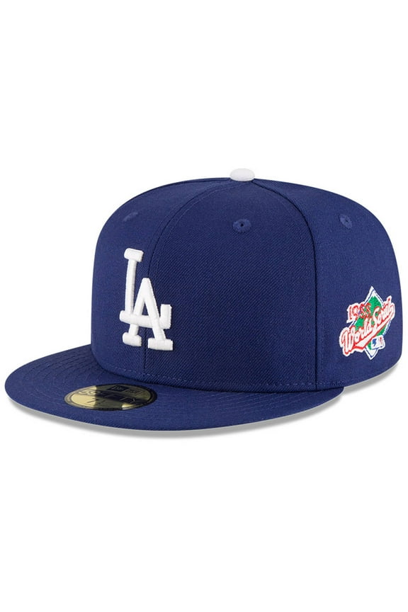 Men's New Era Navy Los Angeles Dodgers 1988 World Series Wool 59FIFTY Fitted Hat