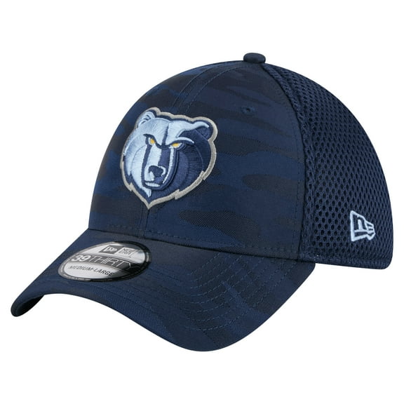 Men's-New Era  Navy Memphis Grizzlies Subtle Camo 39THIRTY Flex Hat