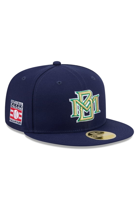 Men's New Era Navy Milwaukee Brewers 2026 Baseball Hall of Fame 59FIFTY Fitted Hat