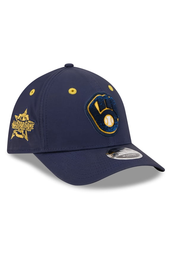 Men's New Era Navy Milwaukee Brewers 2026 MLB All-Star Game Workout 39THIRTY M-Crown Flex Hat