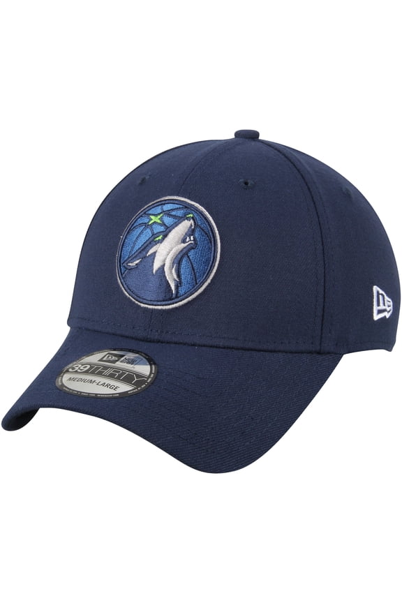 Men's New Era Navy Minnesota Timberwolves Team Classic 39THIRTY Flex Hat