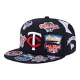 thumbnail image 1 of Men's New Era  Navy Minnesota Twins All Over 59FIFTY Fitted Hat, 1 of 5