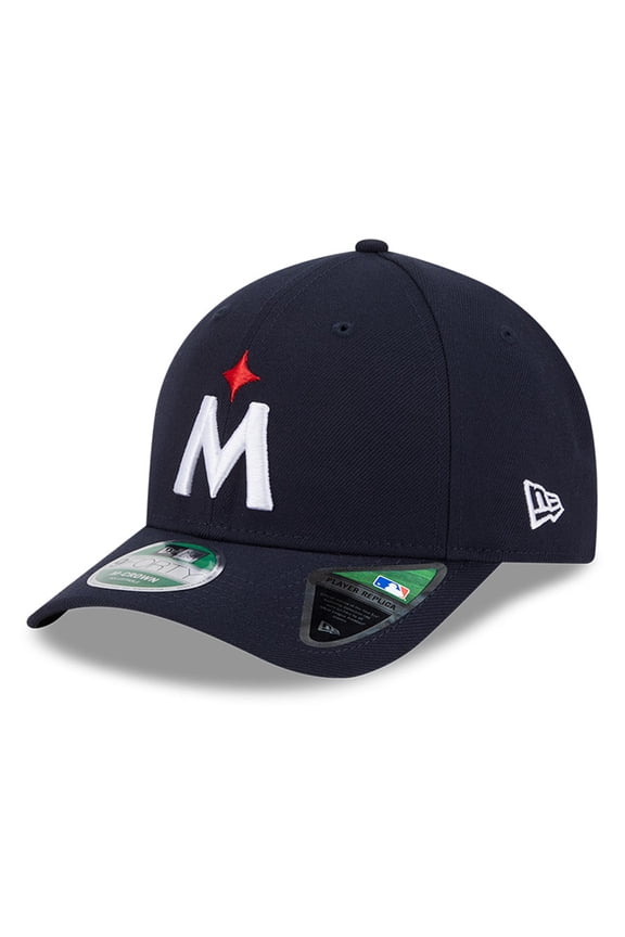Men's New Era  Navy Minnesota Twins Player Replica 9FORTY Adjustable Hat