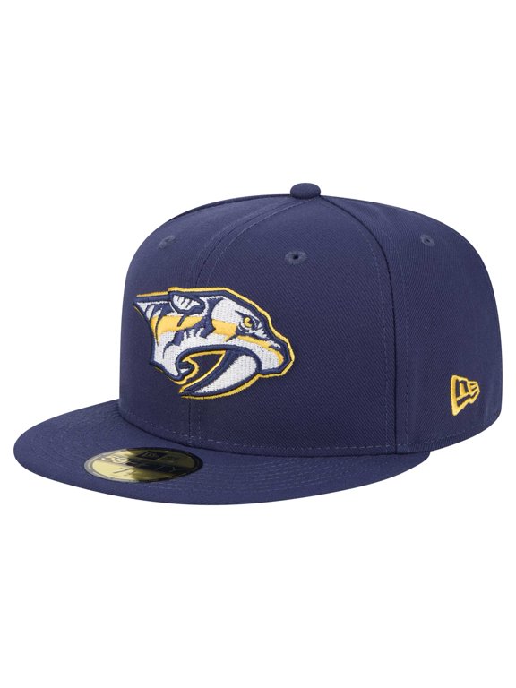 Men's New Era Navy Nashville Predators Core 59FIFTY Fitted Hat