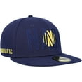 thumbnail image 1 of Men's New Era Navy Nashville SC Kick Off 59FIFTY Fitted Hat, 1 of 5