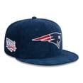 thumbnail image 1 of Men's New Era Navy New England Patriots Throwback Cord 59FIFTY Fitted Hat, 1 of 6