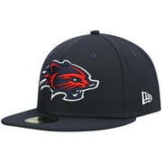 Men's New Era Navy New Hampshire Fisher Cats Authentic Collection Team Home 59FIFTY Fitted Hat