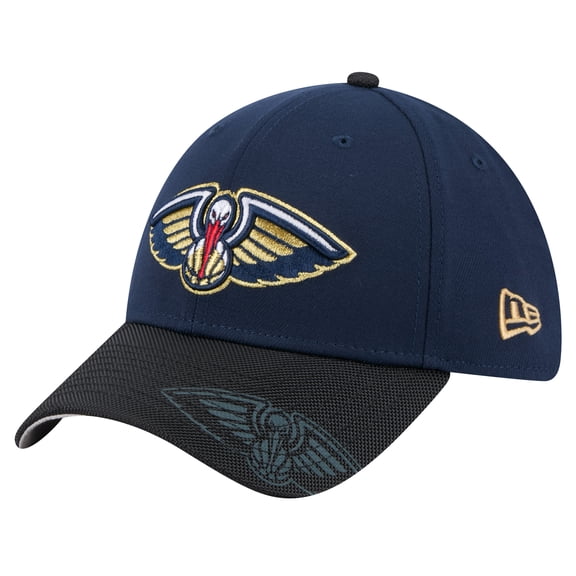 Men's New Era Navy New Orleans Pelicans Sport Night 39THIRTY Flex Hat