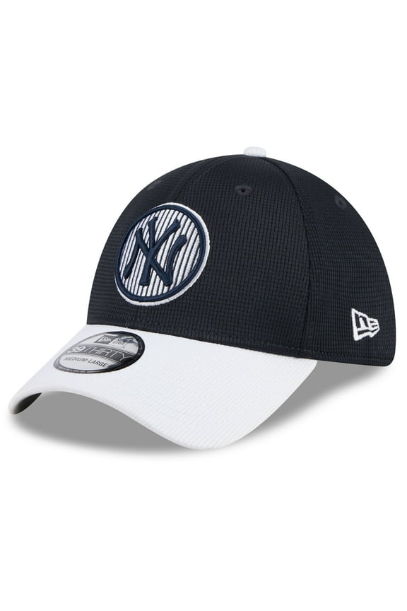 Men's New Era Navy New York Yankees 2025 Batting Practice 39THIRTY Flex Hat