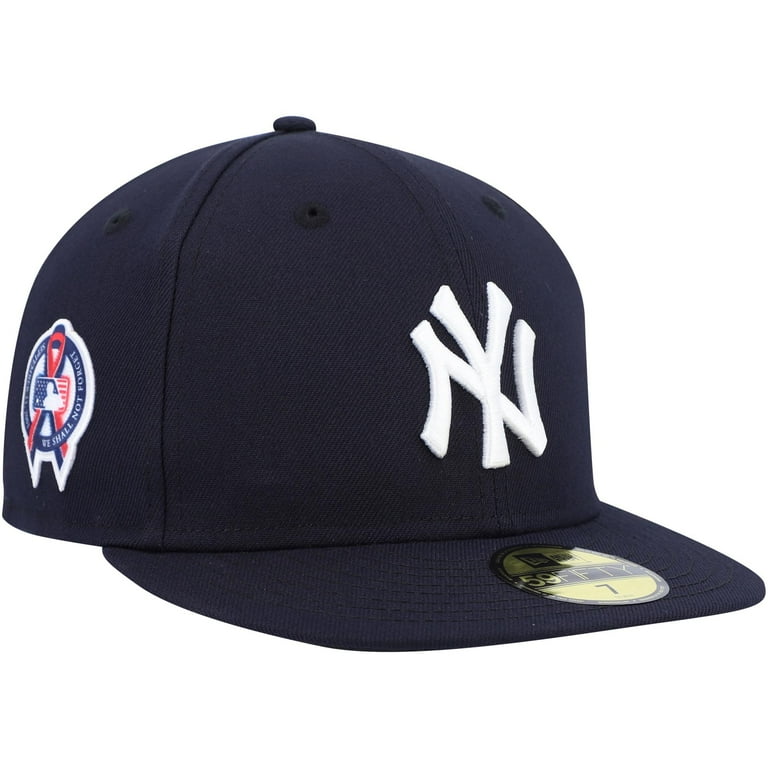 Men's New Era Navy New York Yankees 9/11 Memorial Side Patch 59FIFTY Fitted  Hat