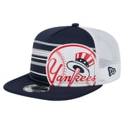 Mens New Era Navy New York Yankees 9FIFTY A-Frame Trucker Snapback Hat