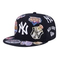 thumbnail image 1 of Men's New Era  Navy New York Yankees All Over 59FIFTY Fitted Hat, 1 of 5