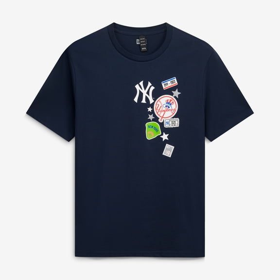 Men's New Era Navy New York Yankees City Patch T-Shirt
