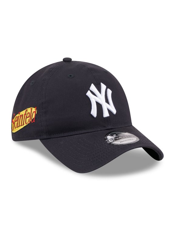 Men's New Era Navy New York Yankees Seinfeld 9TWENTY Adjustable Hat