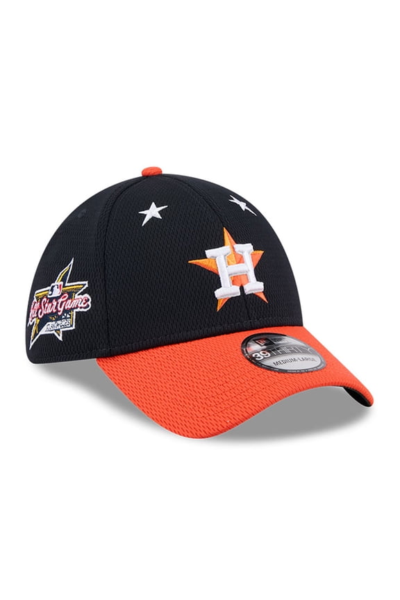 Men's New Era Navy/Orange  Houston Astros 2025 MLB All-Star Game 39THIRTY Flex Hat