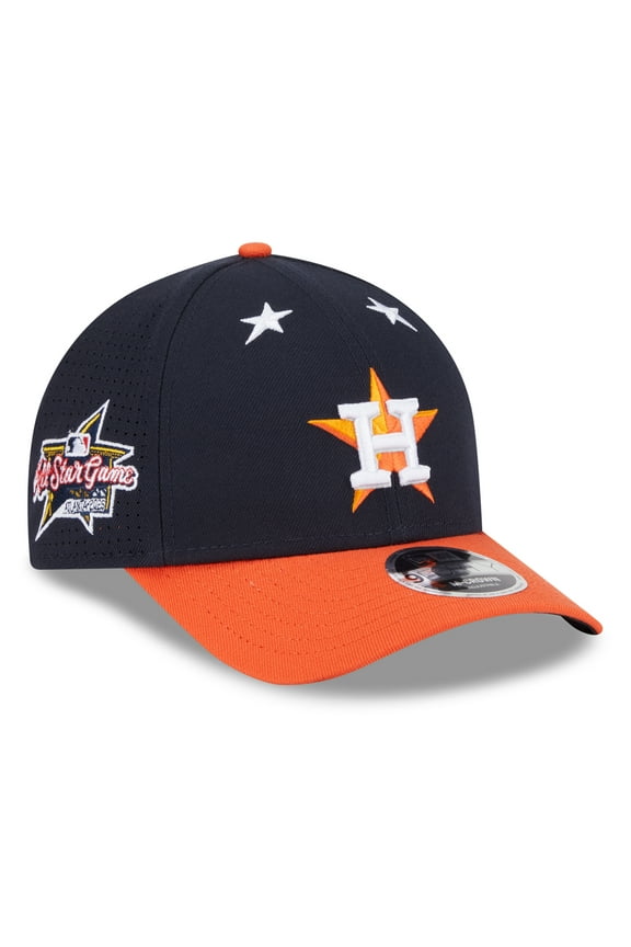 Men's New Era Navy/Orange Houston Astros 2025 MLB All-Star Game 9FORTY M-Crown Adjustable Hat