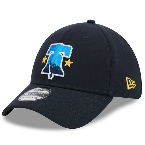 Men's New Era Navy Philadelphia Phillies 2024 City Connect 39THIRTY Flex Hat