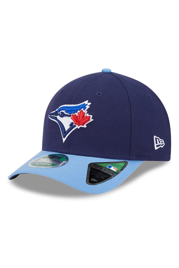 Men's New Era Navy/Powder Blue Toronto Blue Jays Player Replica 9FORTY Adjustable Hat