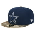thumbnail image 1 of Men's New Era Navy/Realtree Camo Dallas Cowboys Active 59FIFTY Fitted Hat, 1 of 5