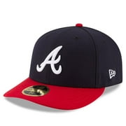Men's New Era Navy/Red Atlanta Braves Home Authentic Collection On-Field Low Profile 59FIFTY Fitted Hat