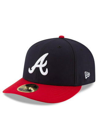 Atlanta Braves New Era Home Authentic Collection On-Field 59FIFTY Fitted Hat  - Navy/Red