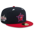 thumbnail image 1 of Men's New Era Navy/Red  Baltimore Orioles 2025 MLB All-Star Game Workout Side Patch 59FIFTY Fitted Hat, 1 of 5