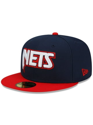 New Era Navy/Red Brooklyn Nets 2021/22 City Edition City Edition Official 59FIFTY Fitted Hat
