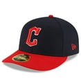 thumbnail image 1 of Men's New Era Navy/Red Cleveland Guardians Authentic Collection On-Field Home Low Profile 59FIFTY Fitted Hat, 1 of 6