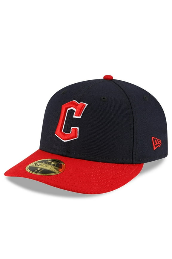 Men's New Era Navy/Red Cleveland Guardians Authentic Collection On-Field Home Low Profile 59FIFTY Fitted Hat