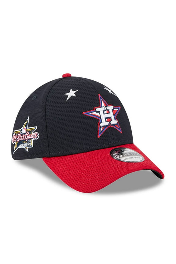 Men's New Era Navy/Red Houston Astros 2025 MLB All-Star Game Workout 39THIRTY Flex Hat