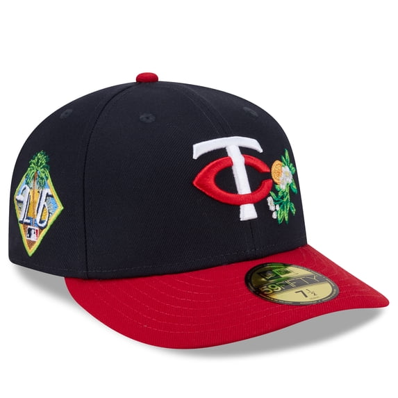 Men's New Era Navy/Red Minnesota Twins 2026 Spring Training 59FIFTY Fitted Hat