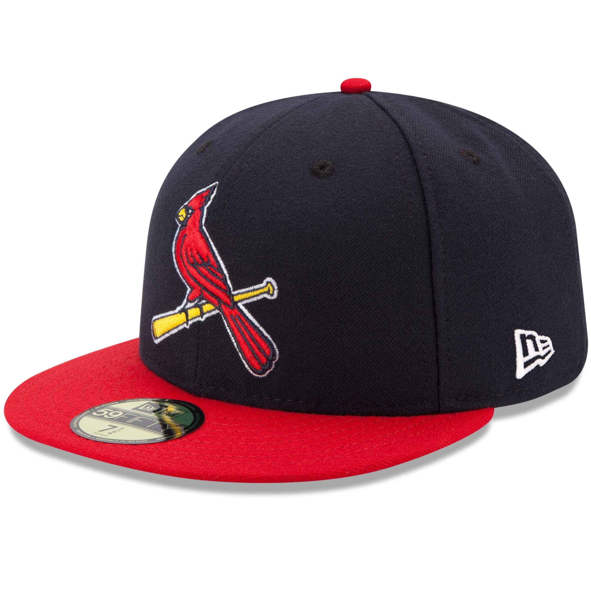 Men's New Era Navy/Red St. Louis Cardinals Alternate 2 Authentic Collection  On-Field 59FIFTY Fitted Hat