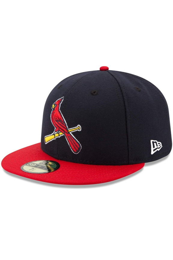Men's New Era Navy/Red St. Louis Cardinals Alternate 2 Authentic Collection On-Field 59FIFTY Fitted Hat